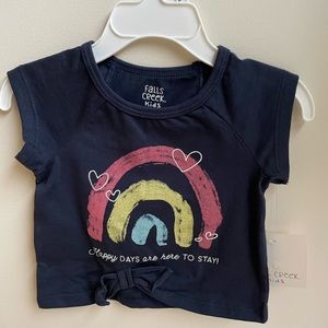 Falls Creek Kids Rainbow Blue T-Shirt 12M